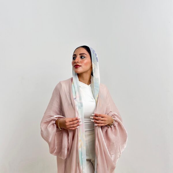 Baby pink soirée blouse