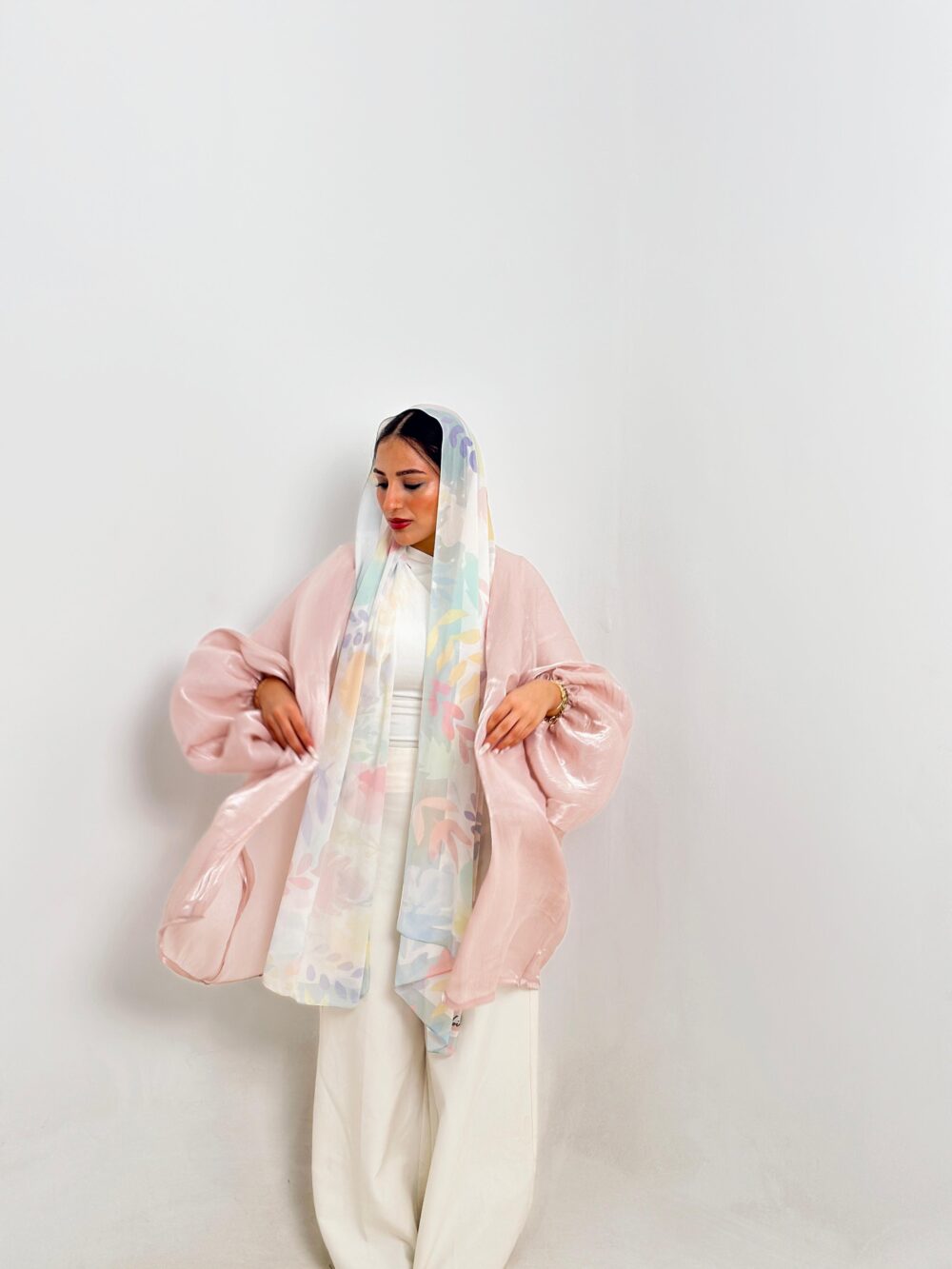 Baby pink soirée blouse - Image 3