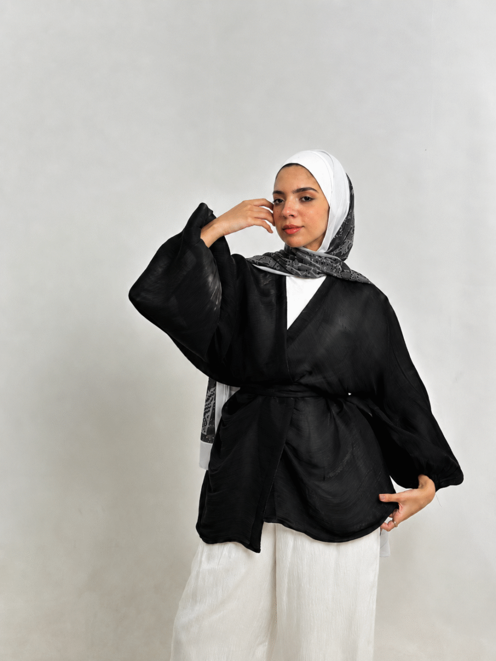 Black soirée blouse - Image 3